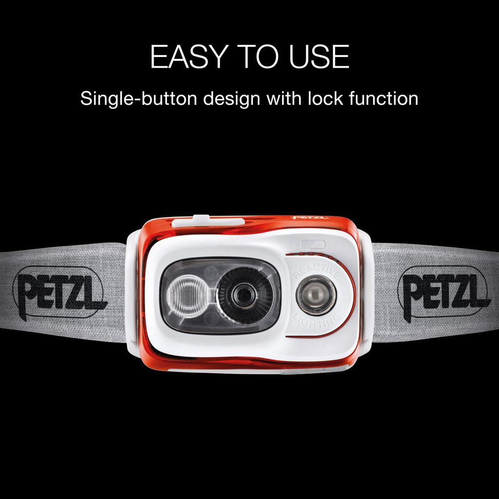 PETZL Swift RL Performance Series Orange Headlamp