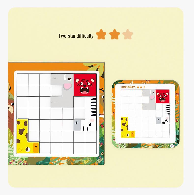 Magnetic Animal Tetris Puzzle for Kids – Logic and Early Education Toy