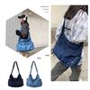 Japanese Harajuku Shoulder Bags Retro Denim Messenger Large Capacity Handbag Commuter Crossbody Bag for Womens