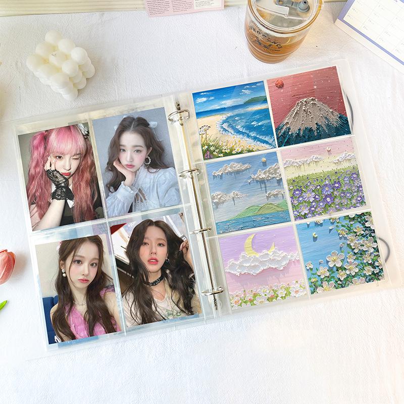 3-inch Loose-leaf Transparent Photo Album for Airplane, Movie & Train Tickets