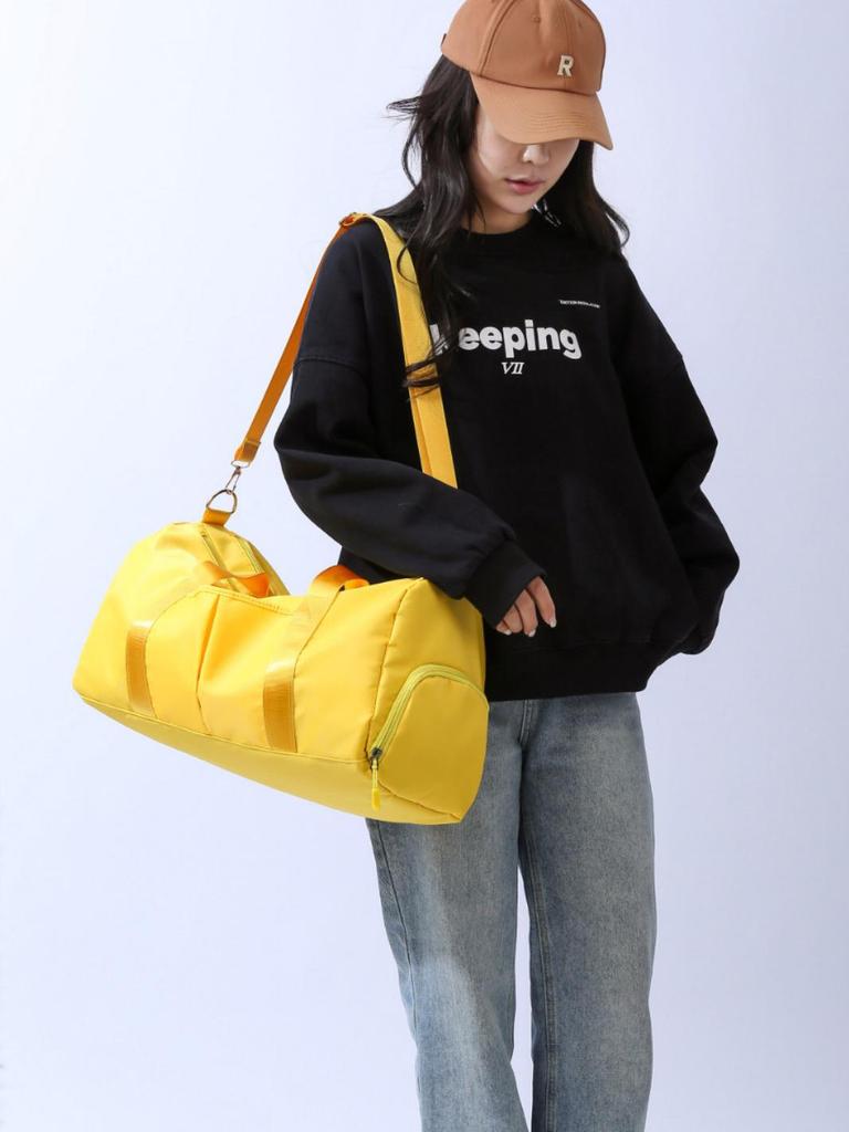 Unisex Large Capacity Wet/Dry Separation Sports Travel Bag - Korean Style