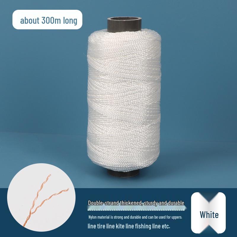 Shoe & Tire Repair Nylon Thread Set: Ideal for Shoes, Kites, Fishing, Hand Sewing, and Binding with Needle.