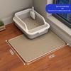 Premium Thick Cat Litter Mat - Double Layer, Anti-Tracking & Leak Control for Pets