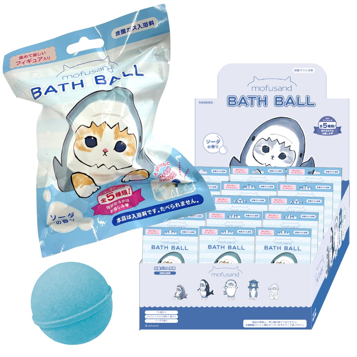 

Bath Ball Moff Sand All 5 Types MD19852 Bath Bomb Kids Bath Salts Bath Ball [15 Pieces]