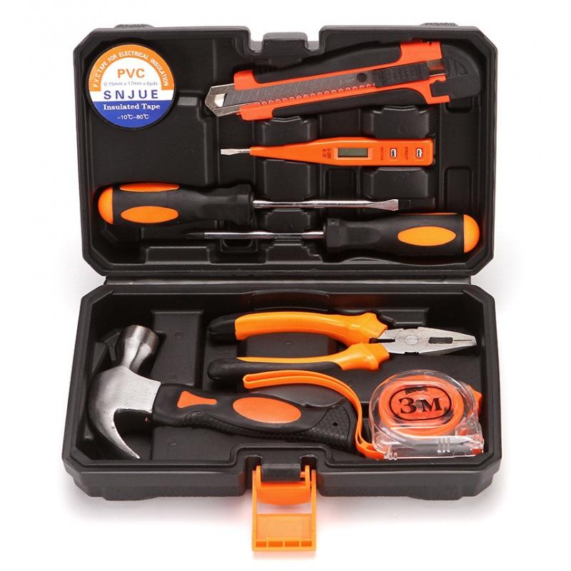 Set Cassetta degli Attrezzi Hardware Set di Attrezzi Manuali Combinati per la Casa Chiave Inglese Cacciavite Riparazione Auto