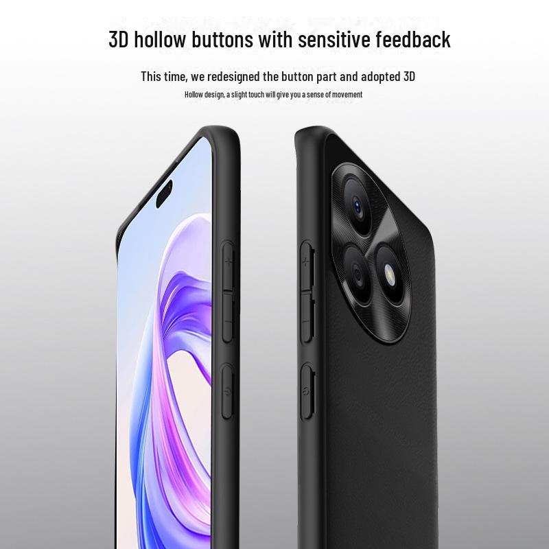 Protective Liquid Leather Case for Honor X50i+ with Anti-fall & Anti-fouling Properties. One-piece Design for Easy Shipping.