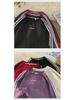 Men's Retro Striped Suede Sweatshirt – Round Neck Pullover for Spring & Autumn