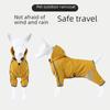 Waterproof Four-Legged Dog Raincoat for All Sizes - Outdoor Pet Rain Gear