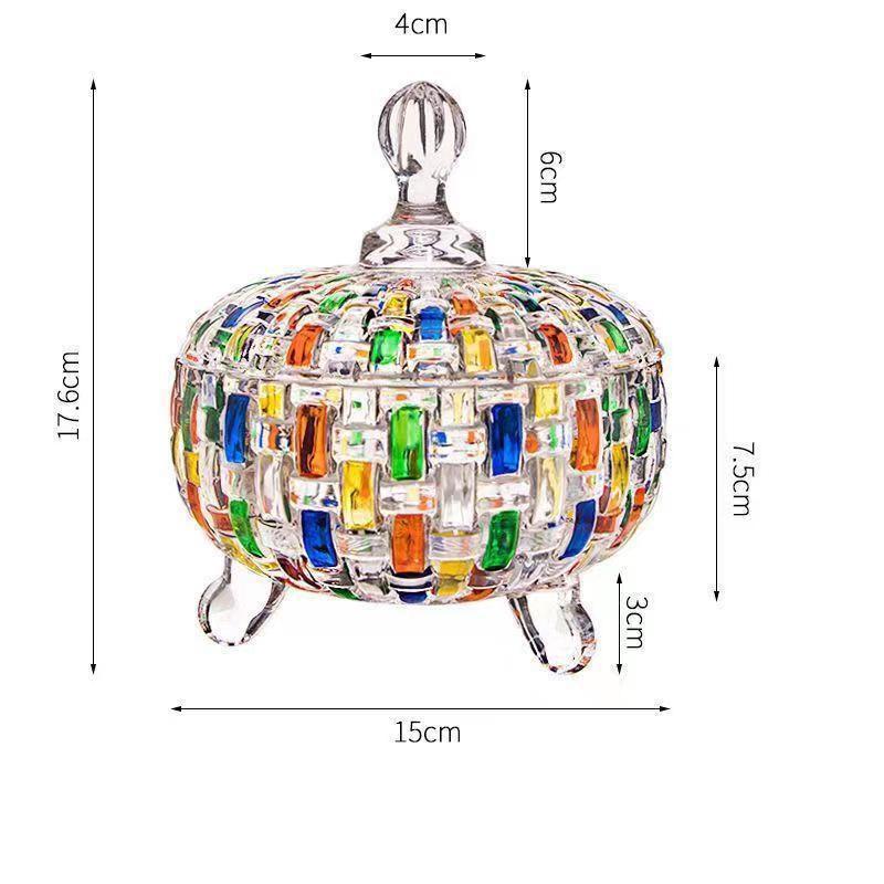 

Стеклянная банка, банка для конфет, банка для хранения закусок, домашнее украшение