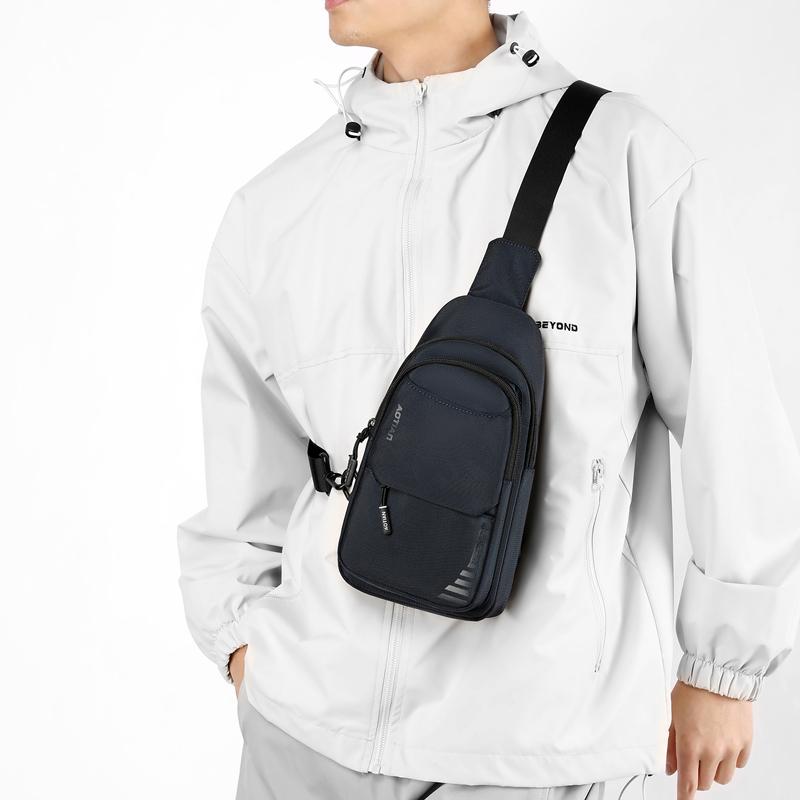 Herren Hüfttaschen Brusttasche Hohe Qualität Crossbody Schultertaschen Für Herren Mode Lässig Herren Tasche Brusttasche Sling Bag Gürteltasche