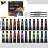 Children's Painting Acrylic Paints Set 24 Colors Professional Brush Set Artist Drawing Painting Pigment Hand Painted Wall Paint