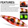 Sea Fishing Jig Fast Sinking Lure Artificial Hard Baits Fishing Baits Metal Jigging Spoon Fishing Tackle Accessory