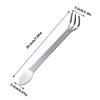 Handheld Rustproof Rakes 3-Prong Stainless Steel Root Rakes Loosen Soil Tool Ergonomic Handle for Gardening Plant