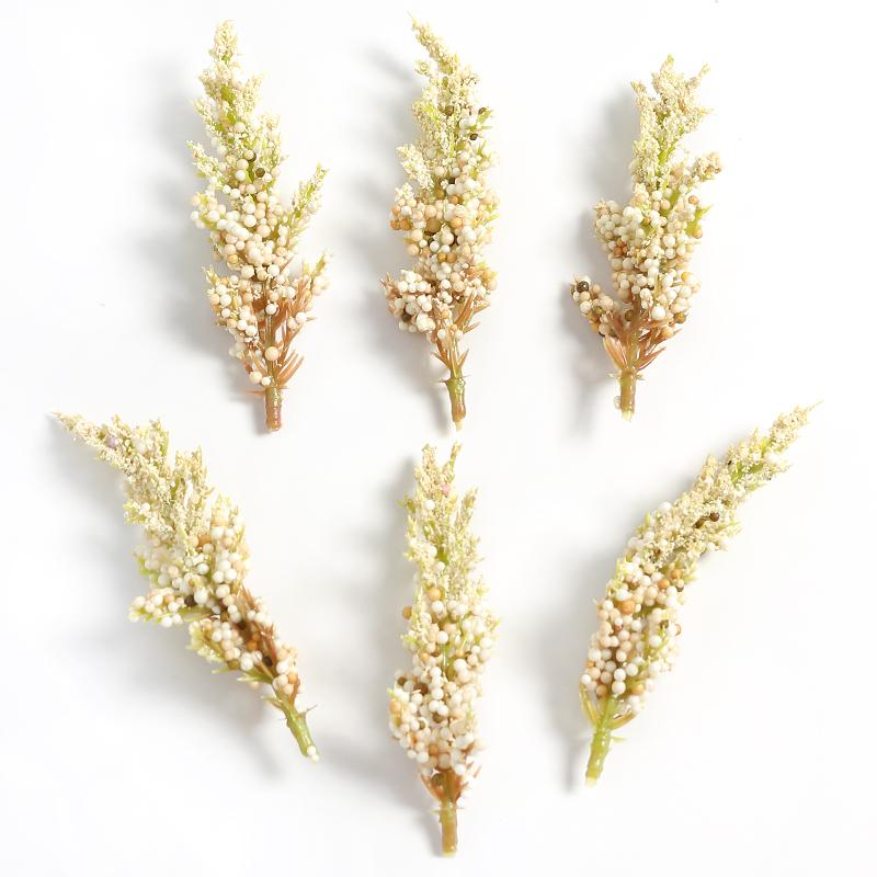 

5Pcs Artificial Plants Foam Wheat Ears Fake Plant for Home Room Decor Wedding Marriage Decoration Supplies DIY Wreath Accessory 5Pcs