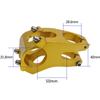 UPANBIKE 31.8mm Bike Stem Aluminum Alloy 50mm Bicycle Handlebar Stem
