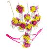 @ Yellow Pink Colour Flower Haldi For Women MA-72-60%Off
