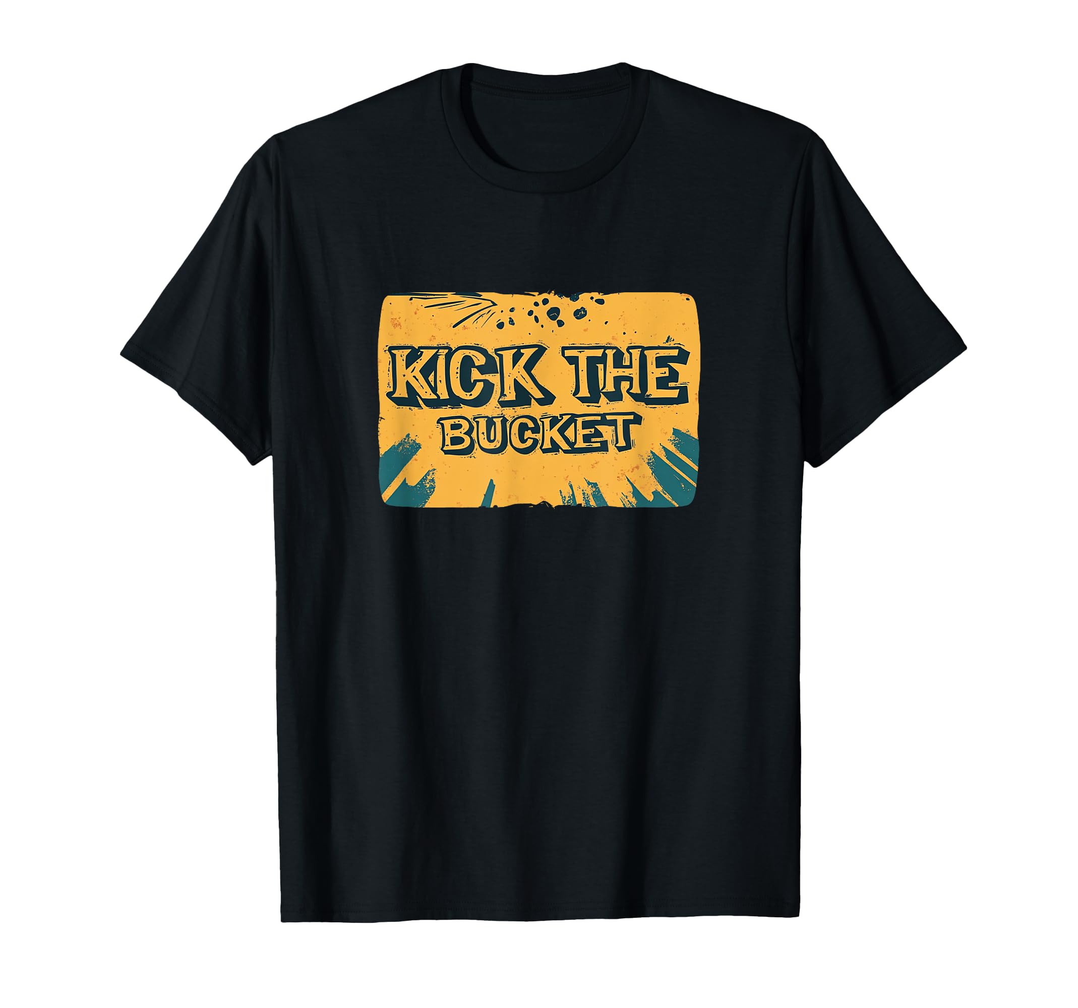 

Kick the Bucket Idiom Speech Costume Boys Girls T-Shirt чорний