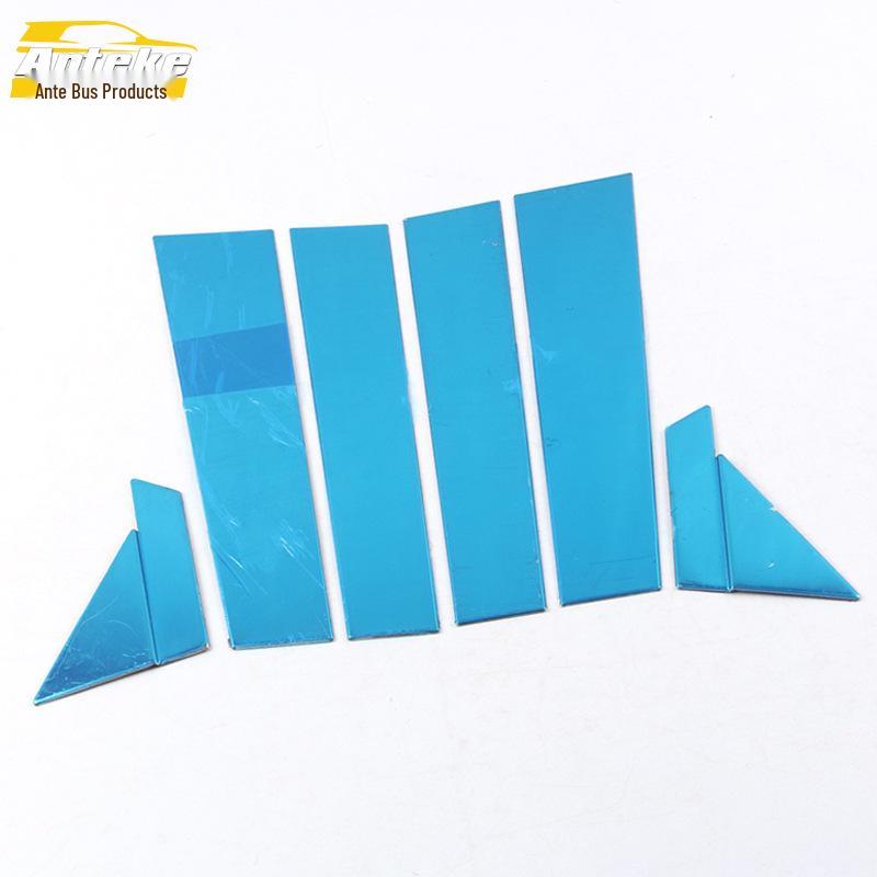Bluebird Window Bright Strips: Stainless Steel Anti-Scratch Glass Modification Accessory
