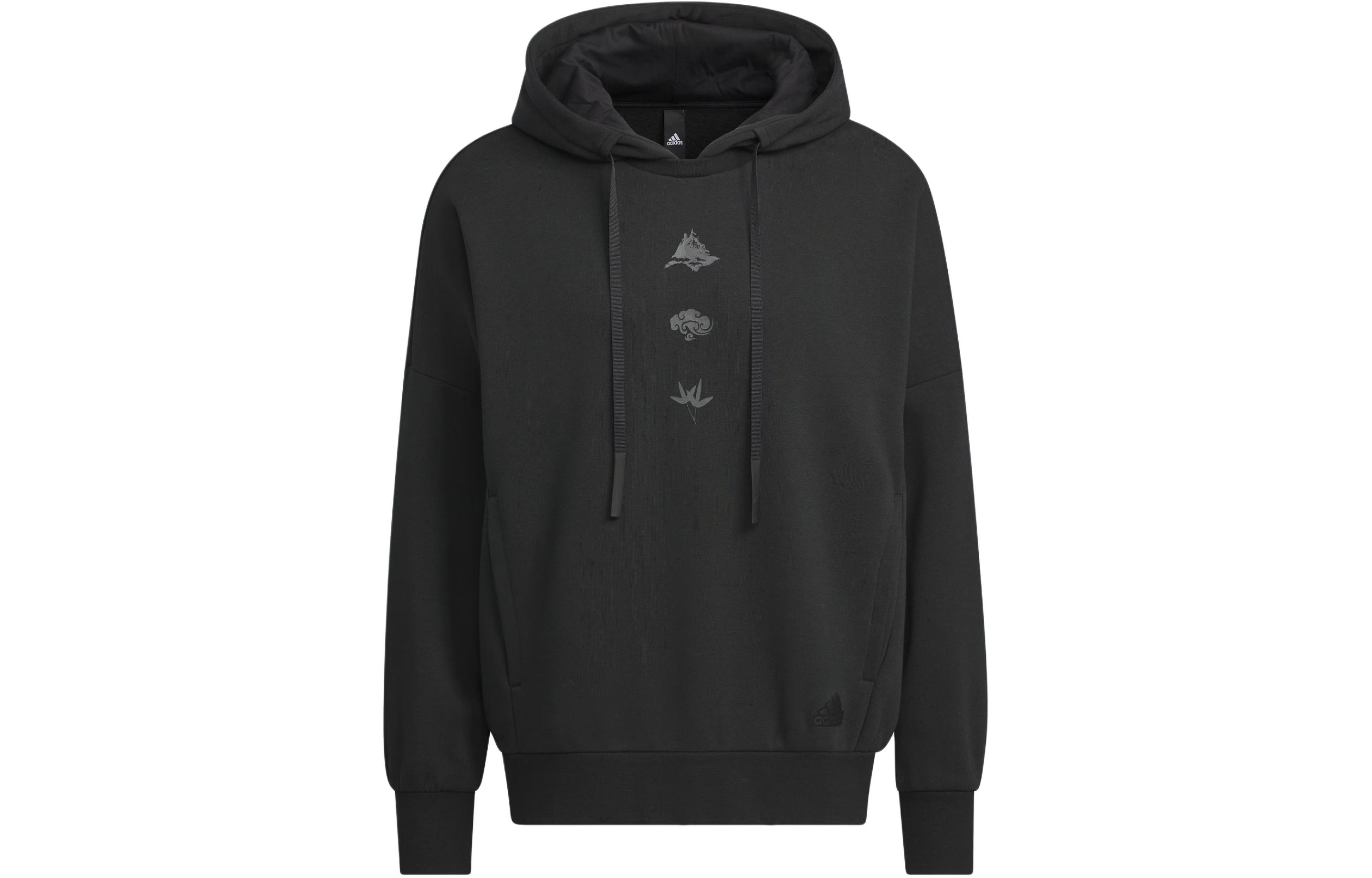 Adidas Sportswear Oversized Hoodie Sweatshirt Men s Black IM9050 S