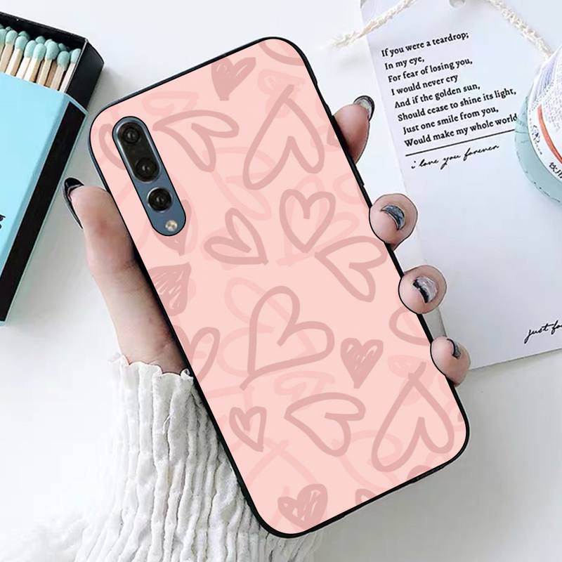 INS Mode Süße Liebe Herz Telefon Fall für Huawei P30 40 20 10 8 9 lite pro plus Psmart2019