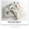 Mens Star Print Long Sleeve Shirt Casual Button Down Shirt with Pocket for Daily Wear
