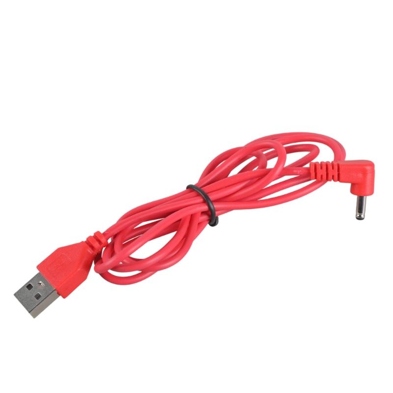 

Right Corner 3.5x1.35mm Male Device Cable 1M Length Consistent Speakers Lamplights Professional Use червоний