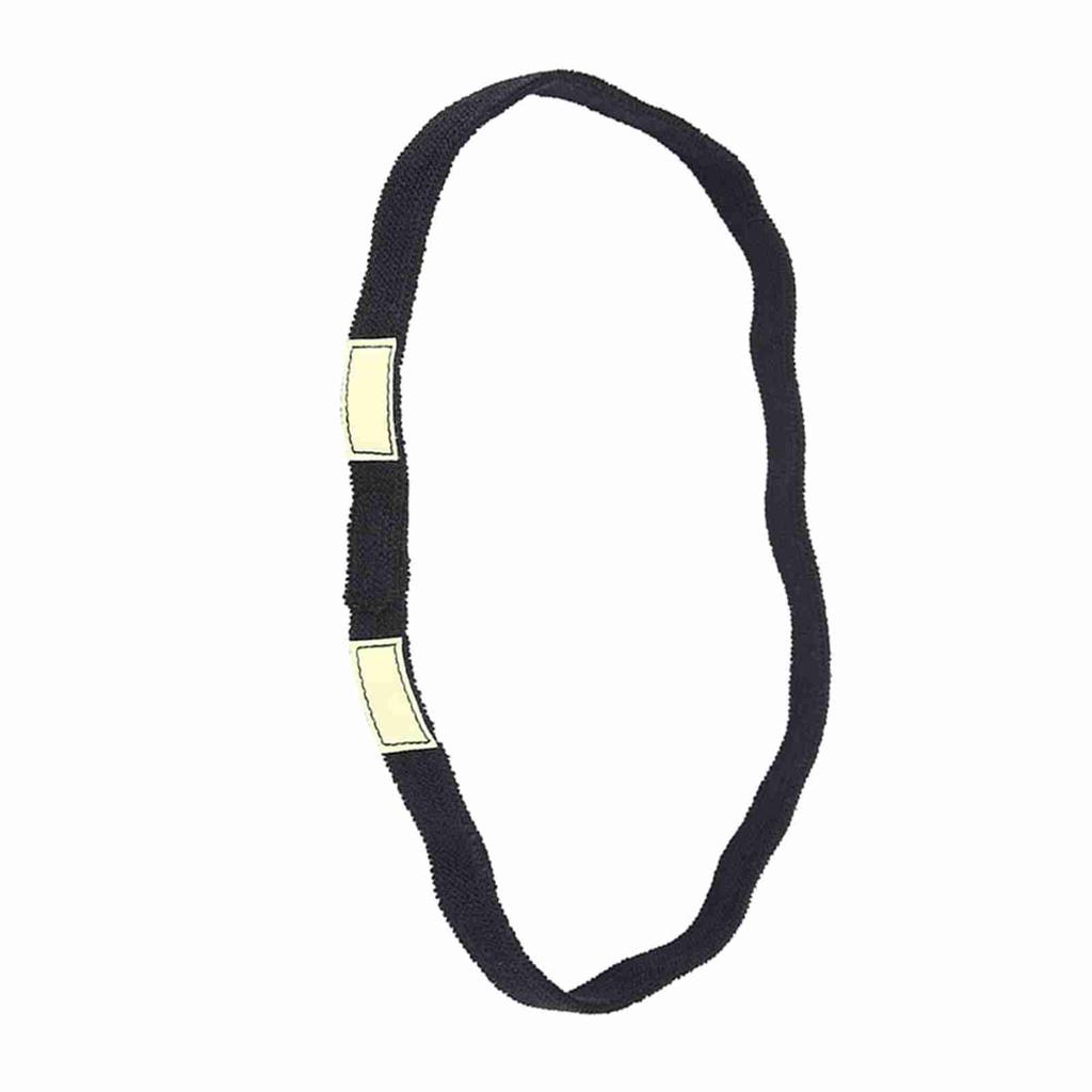 Reflective Camo Strap Helmets Band for M1 M88 MICH Military Helmet (Black)