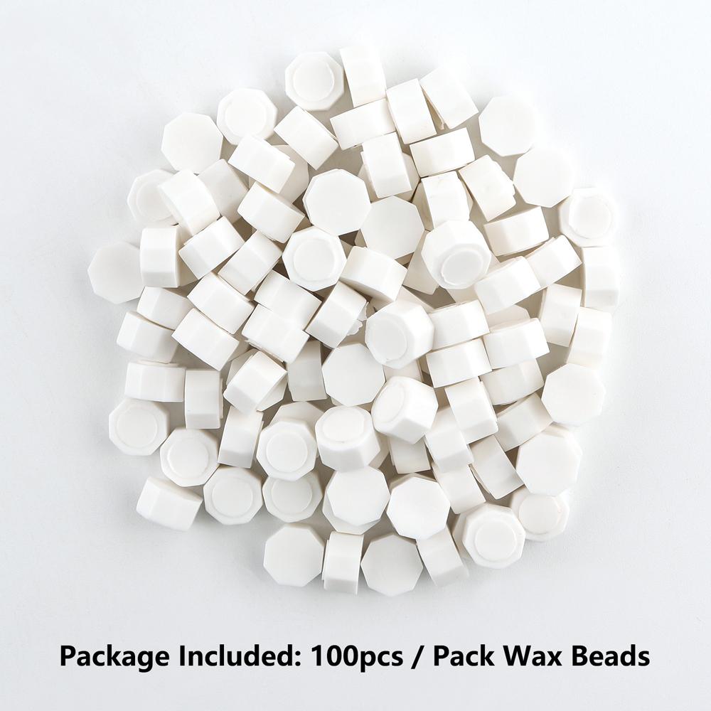 100pcs Wax Seal Beads - 24 Colors Sealing Wax Beads for Making Wax Seals, Decor for Envelope Letter Wedding Invitation