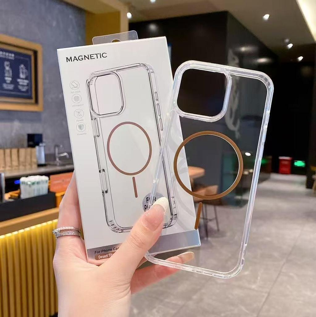 Samsung S25EDGE/S24ULTRA Magnetic Transparent Acrylic Phone Case