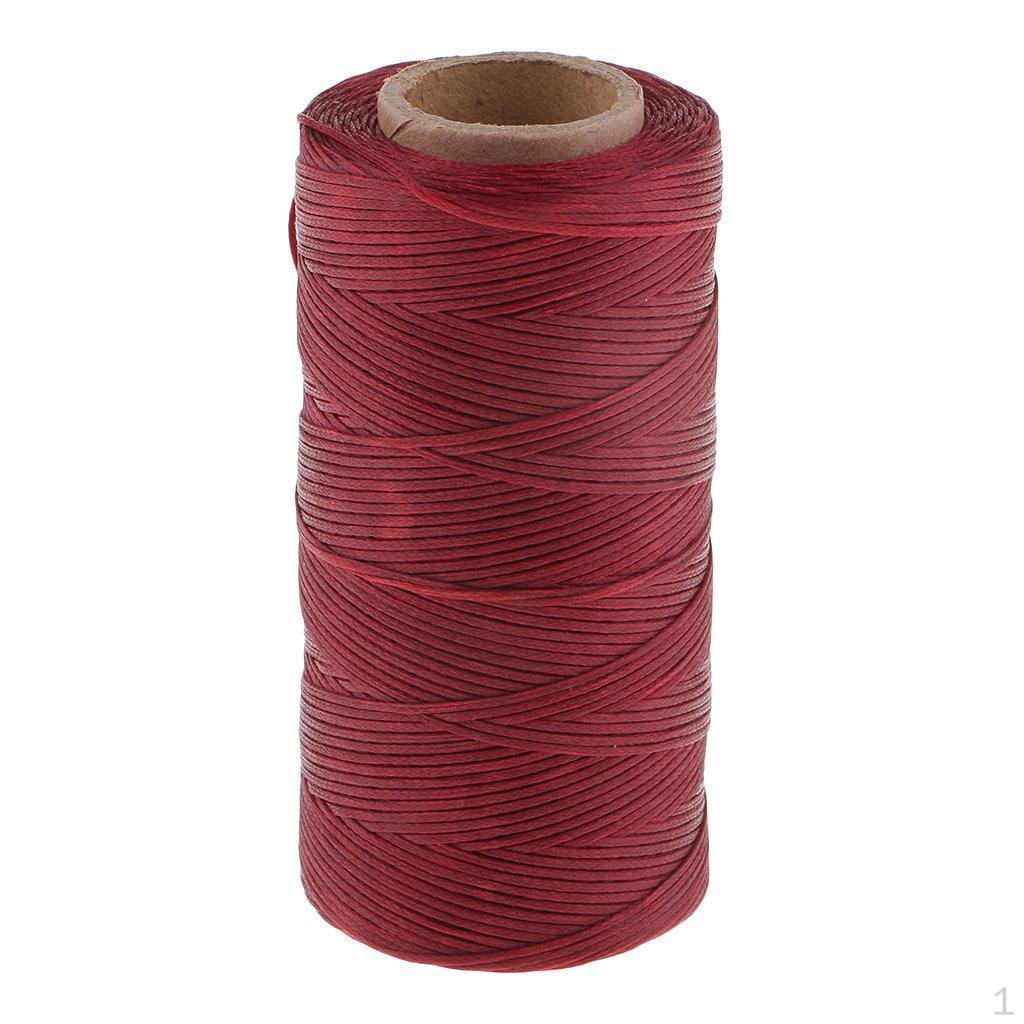 1 0m 1mm Polyester Waxed Thread Flat Cord String Sewing Craft