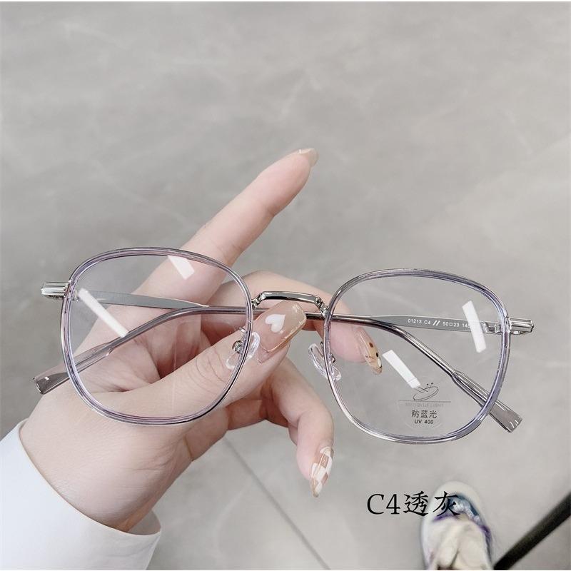 Trendy Ultra-light Anti-radiation Anti-blue Light Prescription Glasses Frame Retro Eyeglass Computer Glass Frames Clear UV400