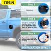 TESIN Car Fuel Filler Tank Cover Oil Cap Decoration Cover Stickers for Chevry Silverado GMC Sierra  Up Exterior