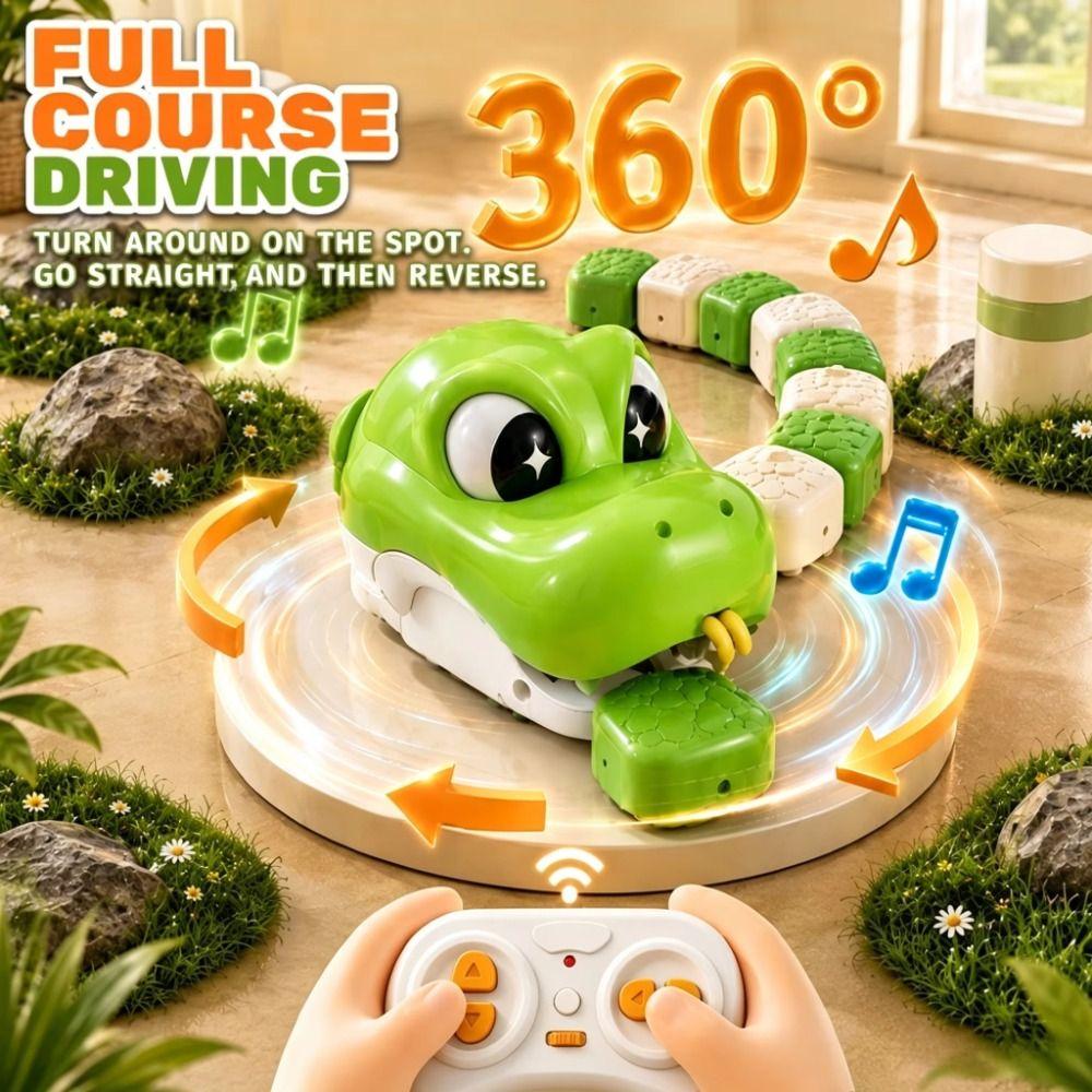 Rechargeable Remote Control Car Magnetic Magnetic RC Car Fun Game Greedy Snake Car Indoor Play