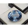 Oval Cut Blue Aquamarine & Stud Making 13-14 Ct Beautiful Loose Gemstone
