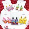 Shokugan Series Japanese Potato Chip Earrings - 925 Silver Cartoon Puffed Snacks for Women.