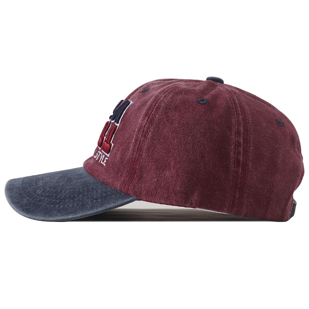 New Unisex USA Embroidered Letter Baseball Cap Washed Cotton Snapback Hat Hip Hop Outdoor Peaked Caps for Women Men Visor Hats