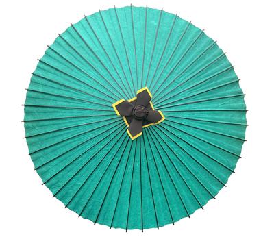 Yamamoto Takezaikuya Hannari Waterproof Japanese Made In Vinyl Coated (YAMAMOTOTAKIZAYIKUYA) Umbrella, Bangasa, Japan, (Green)