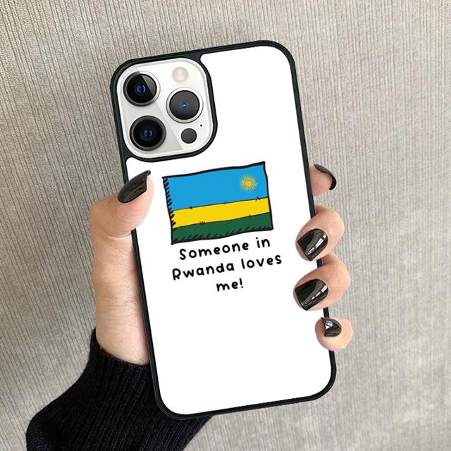 Ruanda Flagge Handyhülle Für iPhone 17 Air 15 16 16e Pro Max 11 12 13 14 Hülle Für apple Max Plus Hülle Fundas Schale