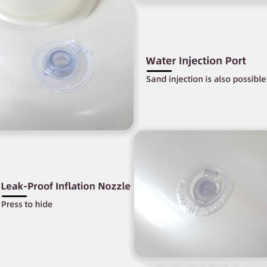 Inflatable Candy Cane Christmas Lollipop Decor 47.2 Inch PVC Outdoor Indoor Party Decoration Festive Photo Prop for Yard Home Store