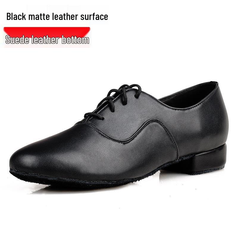 Men's Soft Sole Latin and Modern Dance Shoes for Waltz and Square Dancing