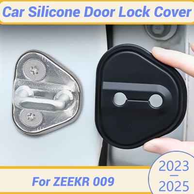 Für ZEEKR 009 2024 2025 Silikon Autotürverriegelungs-Schnalle Schutzabdeckung Elastisches Anti-Kollisions-Stoßdämpfendes Polster