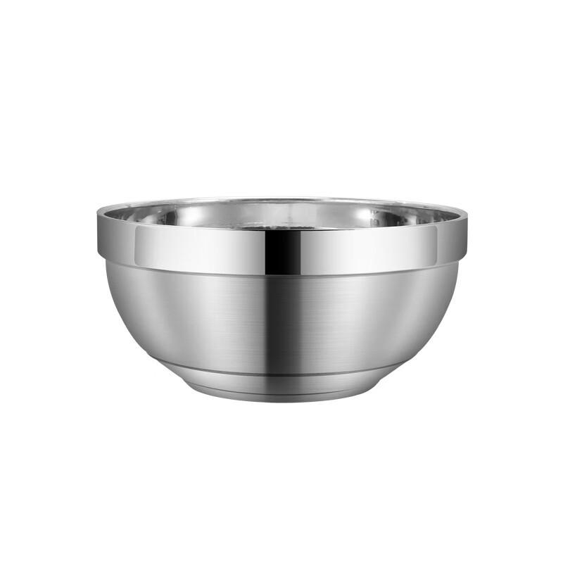 ZISIZ 304 Stainless Steel Double-Layer Bowl