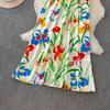 Summer Women Spaghetti Strap Print Chiffon Holiday Beach Sundresses