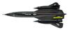 TANG Scale Blackbird Alloy Finished US Air Force NASA Airplane Model DYNASTY(TM) 1/144 SR-71 Model, Paint,