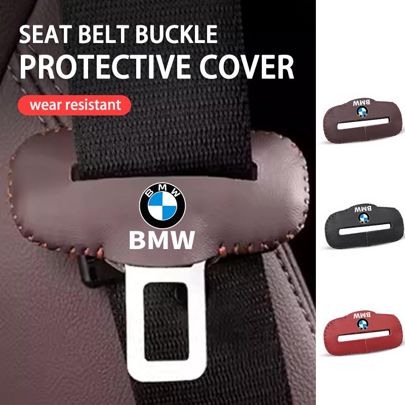 Leather Car Seat Belt Buckle Protector Anti-Scratch Cover For BMW G30 G20 M3 M5 E91 E92 E93 E36 E70 X3 X4 X5 X1 E39 F30