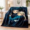 Manta de Flanela Movel de Howl Macia Quente Aconchegante Para Sofá Cama Uso Interno Casa Quarto