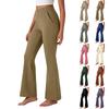 Women's Casual Slim-fit Wide-leg Trousers,  Color, Flowing Long Pants