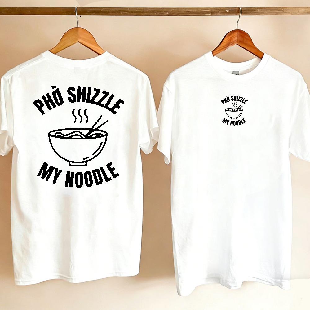 Lustiges T-Shirt für RaUnisex Liebhaber Nudelschüssel Dampf Stäbchen Harajuku Unisex Kleidung Grafik T-Shirt Streetwear Hohe Qualität Baumwolle
