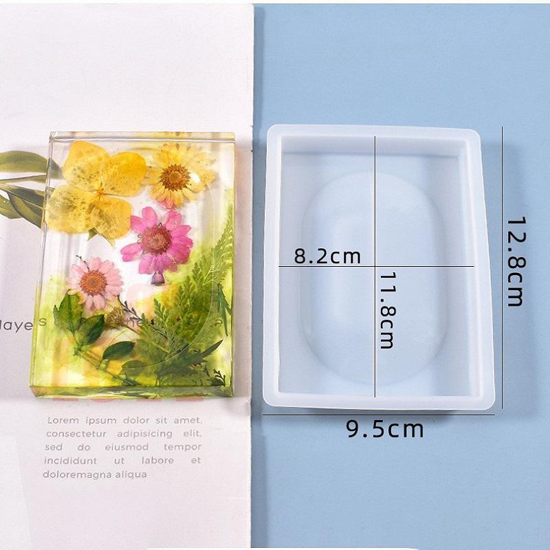 Seifenschale Halter Silikonharz Gussform Schmuck Platte Tablett Epoxidform Werkzeug