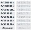3D NIGHT EDITION Emblem for Mercedes Benz V-Class W447 V260L V200d V220d V250d V300d V350d Fender & Trunk Logo Sticker MQ5